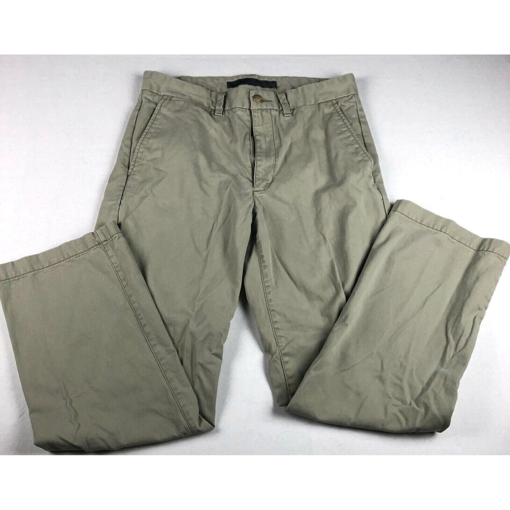 Old Navy‎ Mens Straight Khaki Pants 30W 30L 100% Cotton Beige